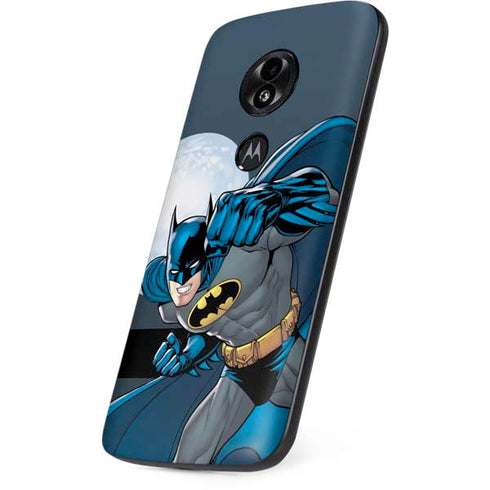 DC Comics Batman Action Pose 90's art Moto E5 Play Skin
